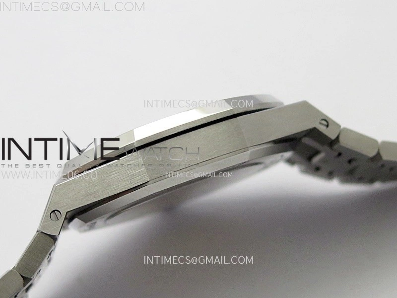 Royal Oak 37mm 15451 SS Diamonds APSF 1:1 Best Edition Blue Textured Dial on SS Bracelet SA3120 Super Clone