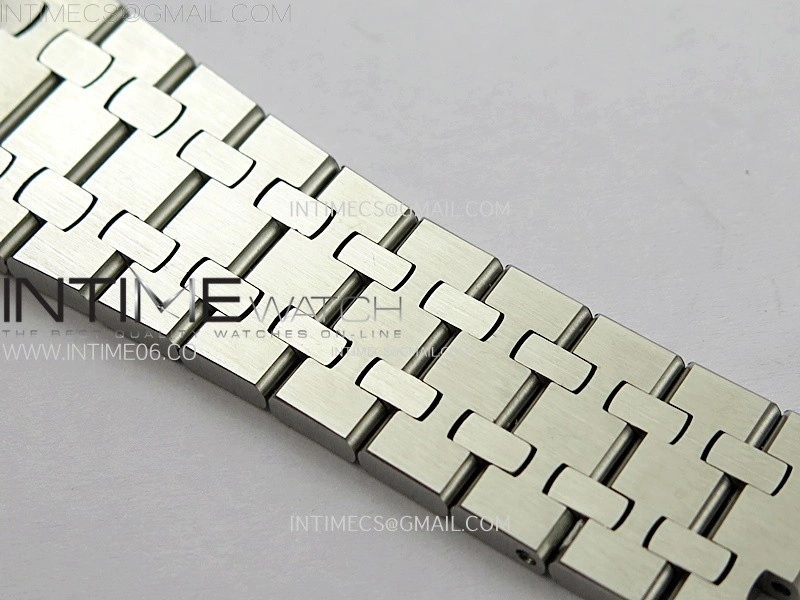 Royal Oak 37mm 15451 SS Diamonds APSF 1:1 Best Edition Blue Textured Dial on SS Bracelet SA3120 Super Clone