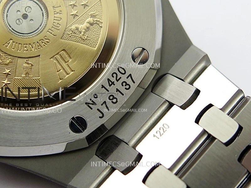 Royal Oak 37mm 15451 SS Diamonds APSF 1:1 Best Edition Blue Textured Dial on SS Bracelet SA3120 Super Clone