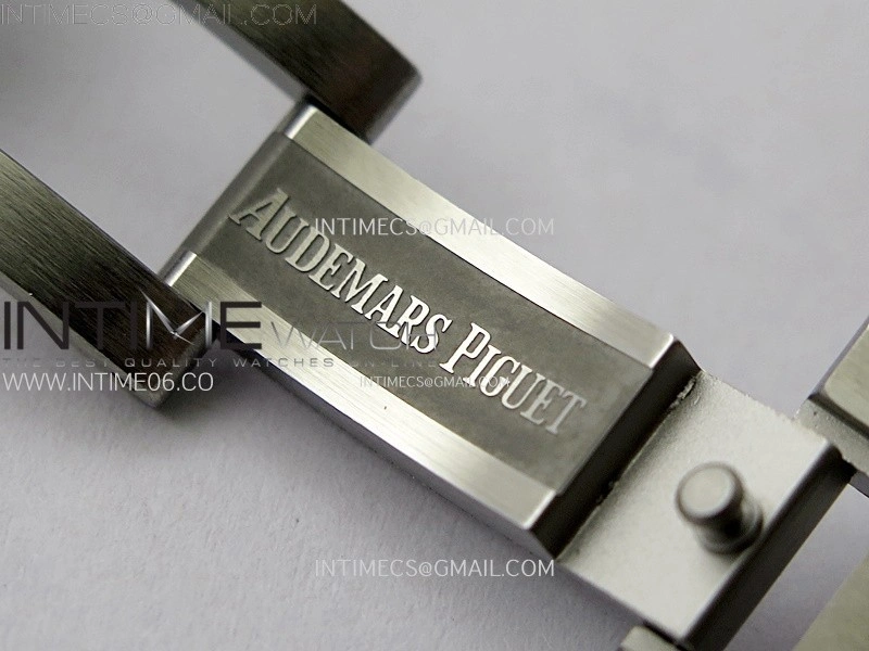 Royal Oak 37mm 15451 SS Diamonds APSF 1:1 Best Edition Gray Textured Dial on SS Bracelet SA3120 Super Clone