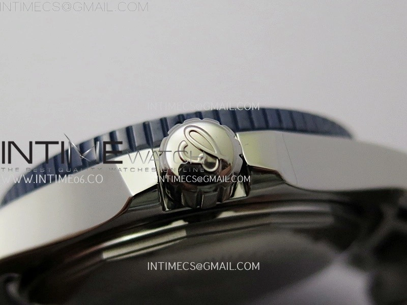 SuperOcean 44mm Special Black Ceramic EF 1:1 Best Edition Black Dial on SS Bracelet A2824