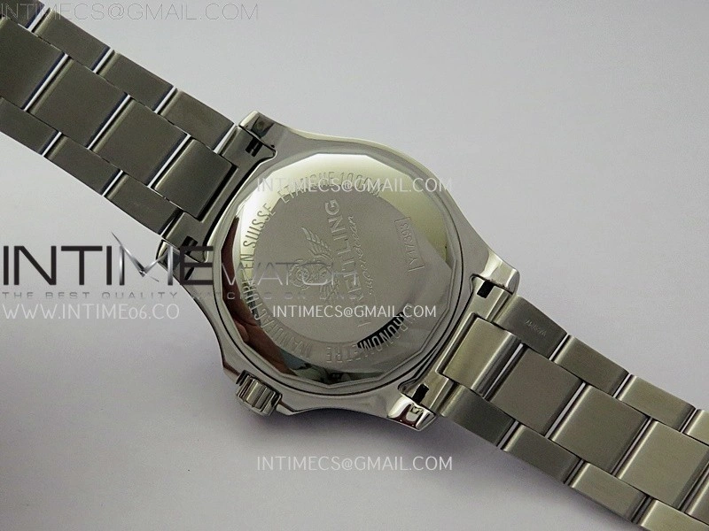 SuperOcean 44mm Special Black Ceramic EF 1:1 Best Edition Black Dial on SS Bracelet A2824