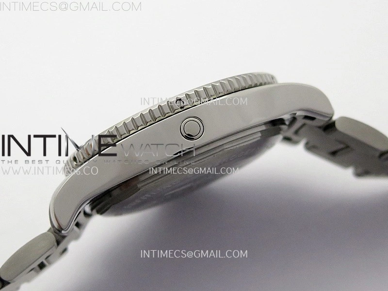 SuperOcean Automatic 44mm TF 1:1 Best Edition Black Dial Black Bezel on SS Bracelet A2824