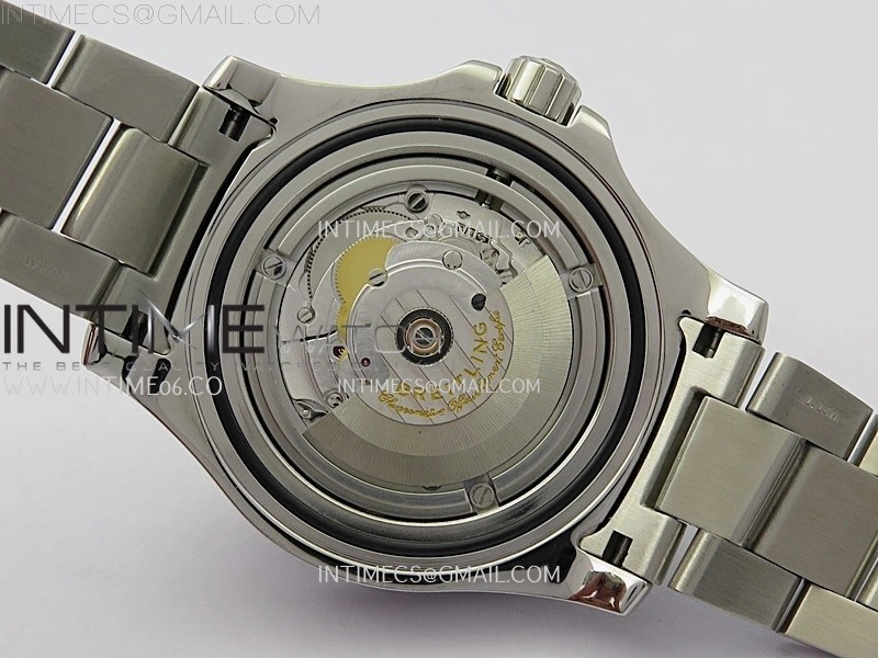 SuperOcean Automatic 44mm TF 1:1 Best Edition Black Dial Black Bezel on SS Bracelet A2824