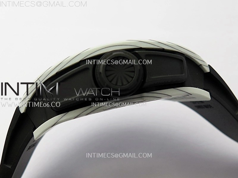 RM061-01 Yohan Blake White NTPT APSF 1:1 Best Edition on Black Rubber Strap RMUL2 Super Clone