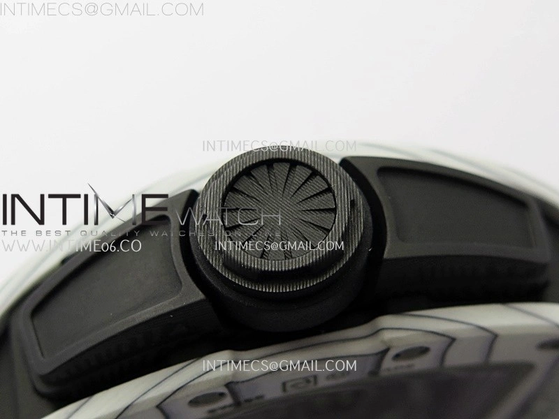 RM061-01 Yohan Blake White NTPT APSF 1:1 Best Edition on Black Rubber Strap RMUL2 Super Clone