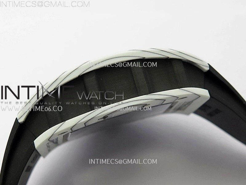 RM061-01 Yohan Blake White NTPT APSF 1:1 Best Edition on Black Rubber Strap RMUL2 Super Clone
