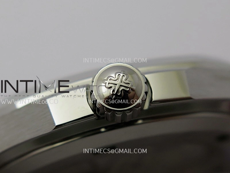 Aquanaut 5167 SS 3KF Best Edition Gray Dial On Red Rubber Strap A324 Super Clone V2