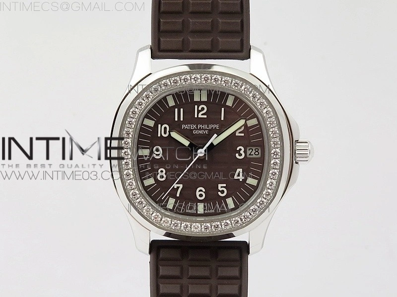 Aquanaut Jumbo 5069A SS Best Edition Brown Dial on Brown Rubber Strap Asain PP324CS