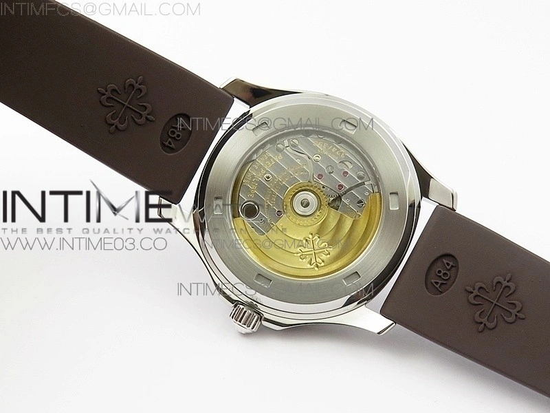 Aquanaut Jumbo 5069A SS Best Edition Brown Dial on Brown Rubber Strap Asain PP324CS