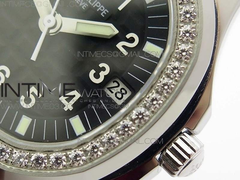 Aquanaut Jumbo 5069G SS Best Edition Black Dial on Black Rubber Strap Asian PP324CS