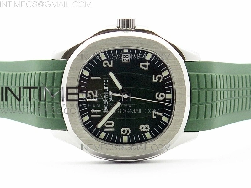 Aquanaut Jumbo MP Best Edition SS Green Dial on Green Rubber Strap A2824 to PP324CS