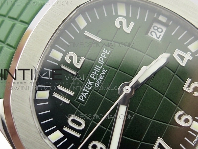 Aquanaut Jumbo MP Best Edition SS Green Dial on Green Rubber Strap A2824 to PP324CS