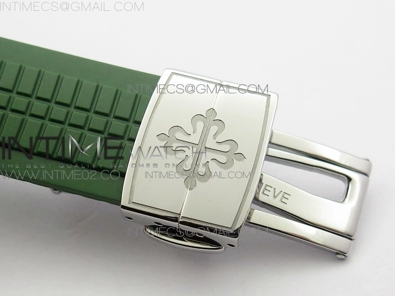 Aquanaut Jumbo MP Best Edition SS Green Dial on Green Rubber Strap A2824 to PP324CS