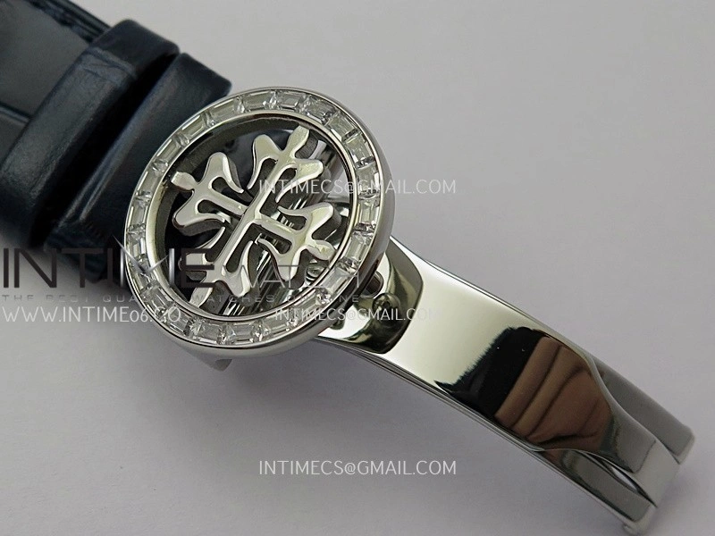 Grand Complications 6102G Moon SS T Crystal YF Blue Dial on Blue Leather Strap A240