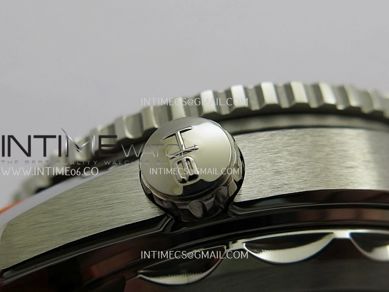 Planet Ocean Master Chronometer Black Orange Ceramic Bezel SS VRF 1:1 Best Edition Black Dial On Black Rubber Strap A9900