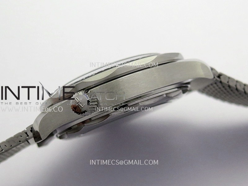 Seamaster 300M Diver 42mm Orange Second Hand SS ORF Best Edition Black Dial On Mesh Bracelet SuperClone 8806