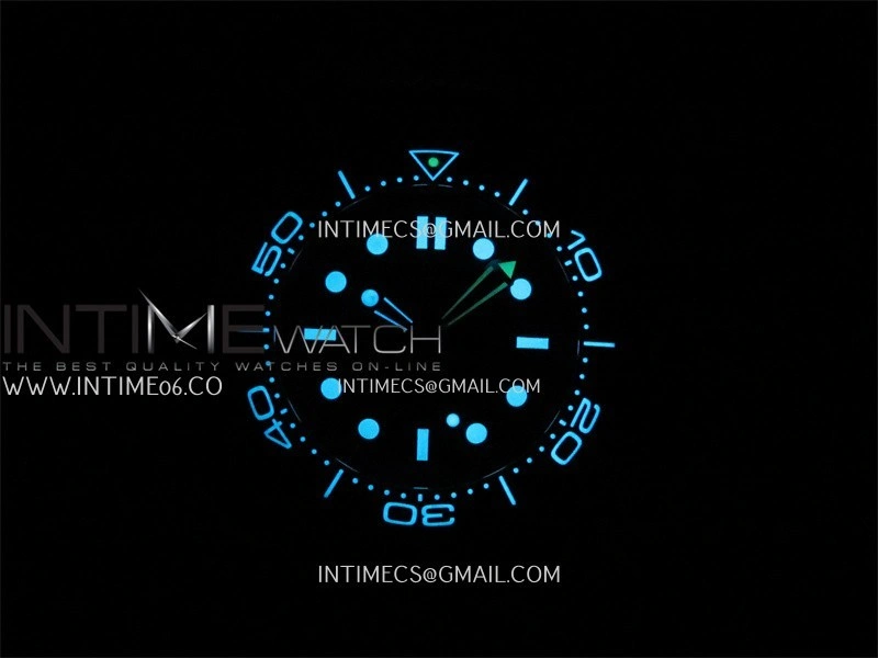 Seamaster 300M Diver 42mm Orange Second Hand SS ORF Best Edition Black Dial On Mesh Bracelet SuperClone 8806