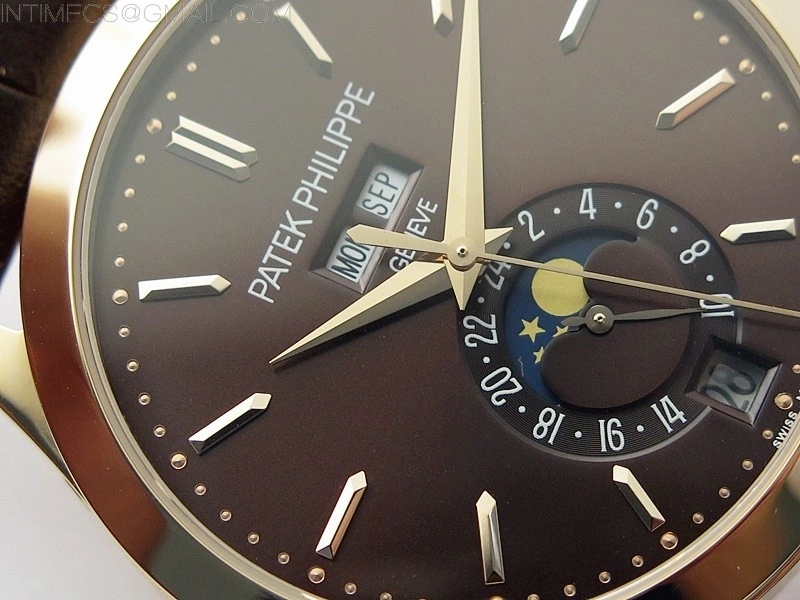Annual Calendar Complications 5396 RG GRF Best Edition Black dial on Brown leather strap A324