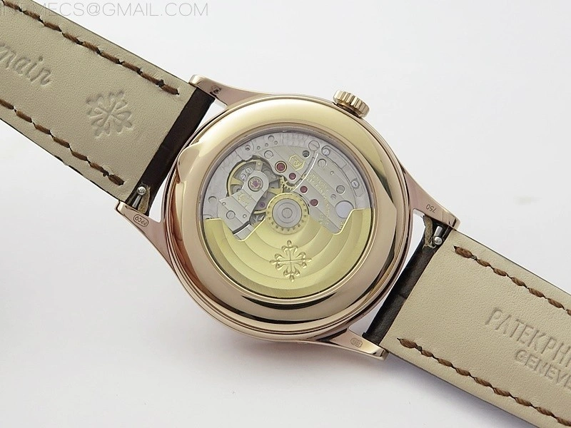 Annual Calendar Complications 5396 RG GRF Best Edition Black dial on Brown leather strap A324