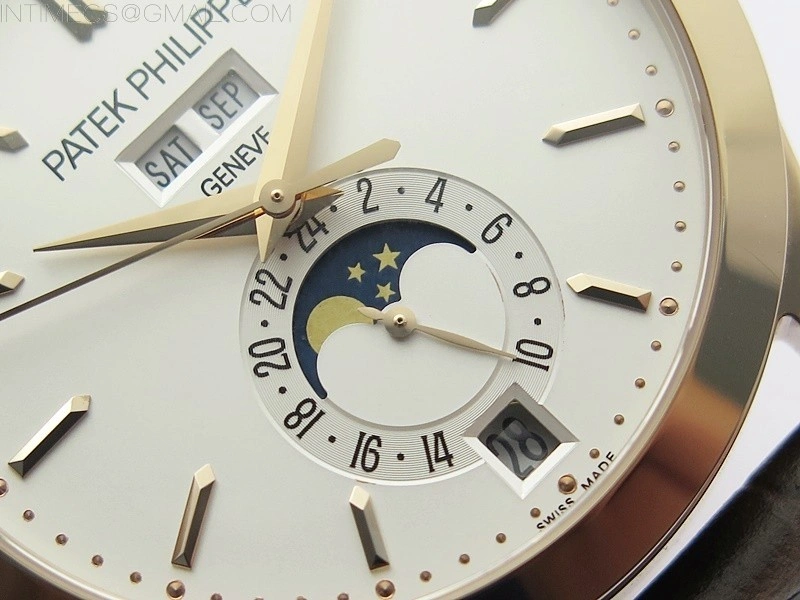 Annual Calendar Complications 5396 RG GRF Best Edition White dial on Brown leather strap A324