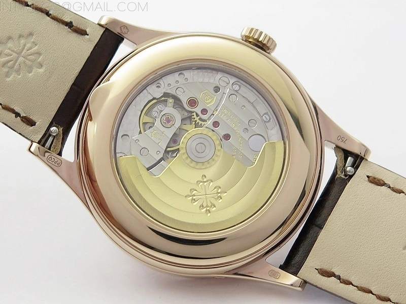 Annual Calendar Complications 5396 RG GRF Best Edition White dial on Brown leather strap A324