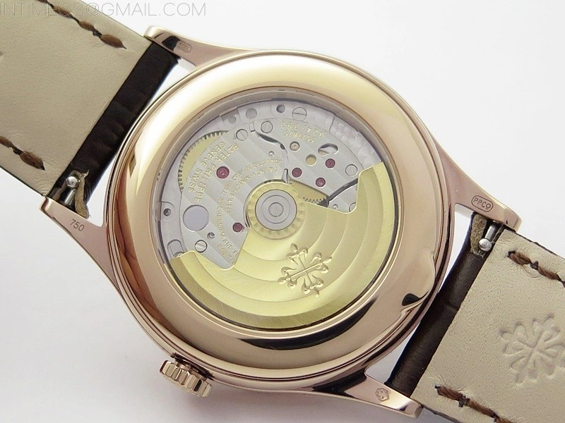Annual Calendar Complications 5396 RG GRF Best Edition White dial on Brown leather strap A324