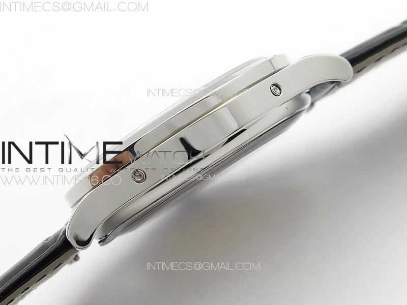 Annual Calendar Moonphase 5396 SS PPF 1:1 Best Edition Gray Dial on Black Leather Strap PPF324