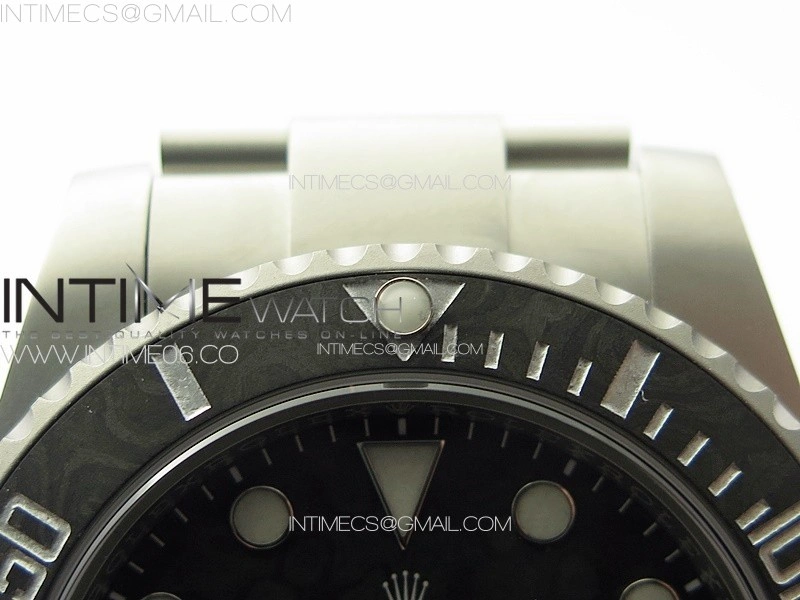 Submariner DIW Carbon Bezel VSF 1:1 Best Edition Black Carbon Dial on Sandblasted Bracelet VS3135