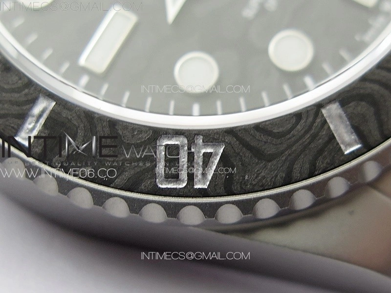 Submariner DIW Carbon Bezel VSF 1:1 Best Edition Black Carbon Dial on Sandblasted Bracelet VS3135