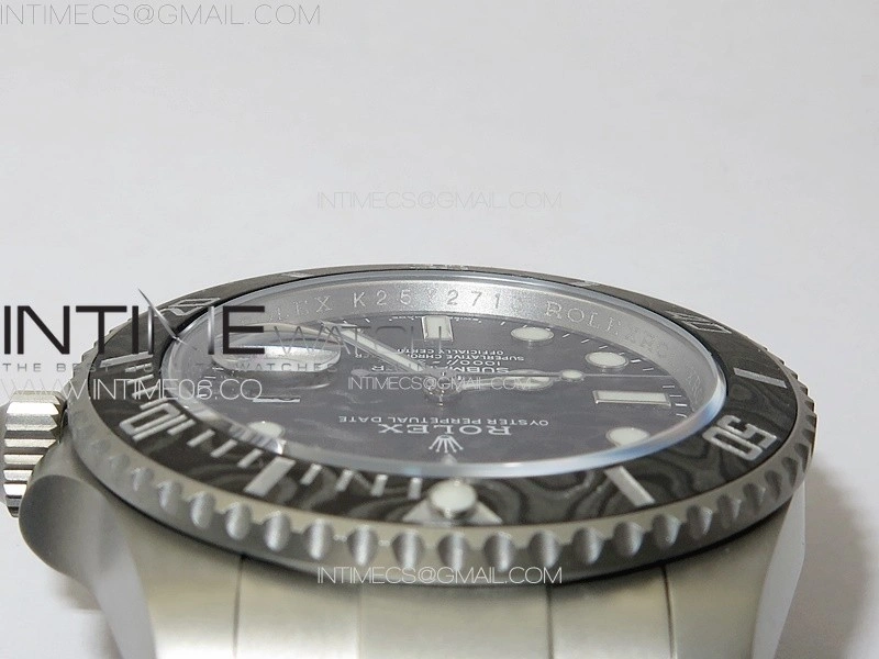 Submariner DIW Carbon Bezel VSF 1:1 Best Edition Black Carbon Dial on Sandblasted Bracelet VS3135