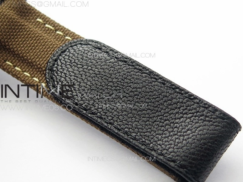GMT Carbon DIWF Best Edition Gold Dial Arabic Markers on Green Nylon Strap SA3285 CHS