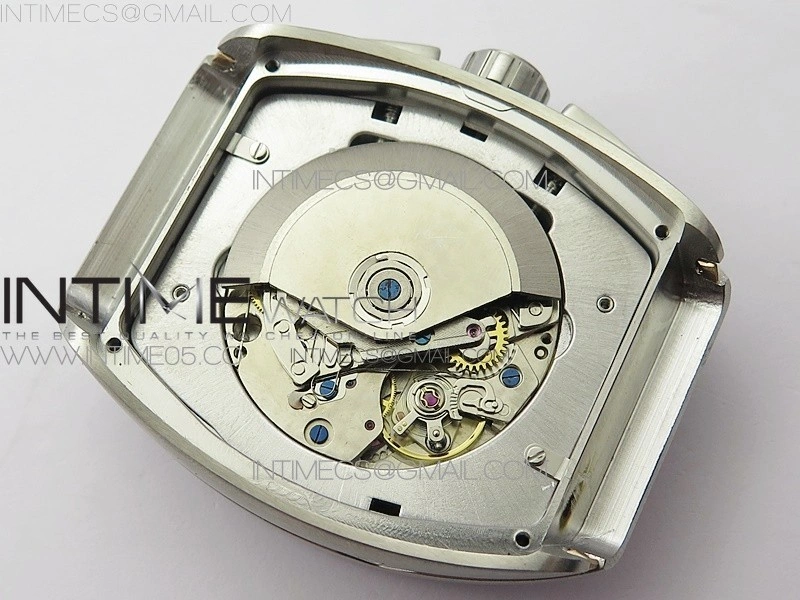 Vanguard V45 Chrono Brushed SS RG ABF Best Edition Gray Dial on Gray Gummy Strap A7750