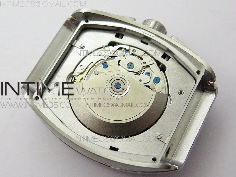 Vanguard V45 Chrono Brushed SS RG ABF Best Edition Gray Dial on Gray Gummy Strap A7750