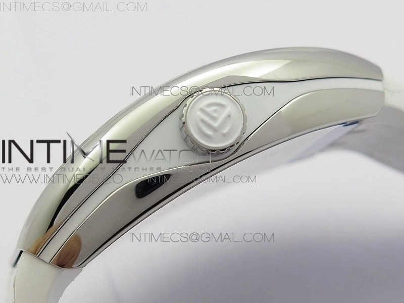Vanguard V45 SS ZF Best Edition White Textured Dial on White Rubber Strap MIYOTA 9015