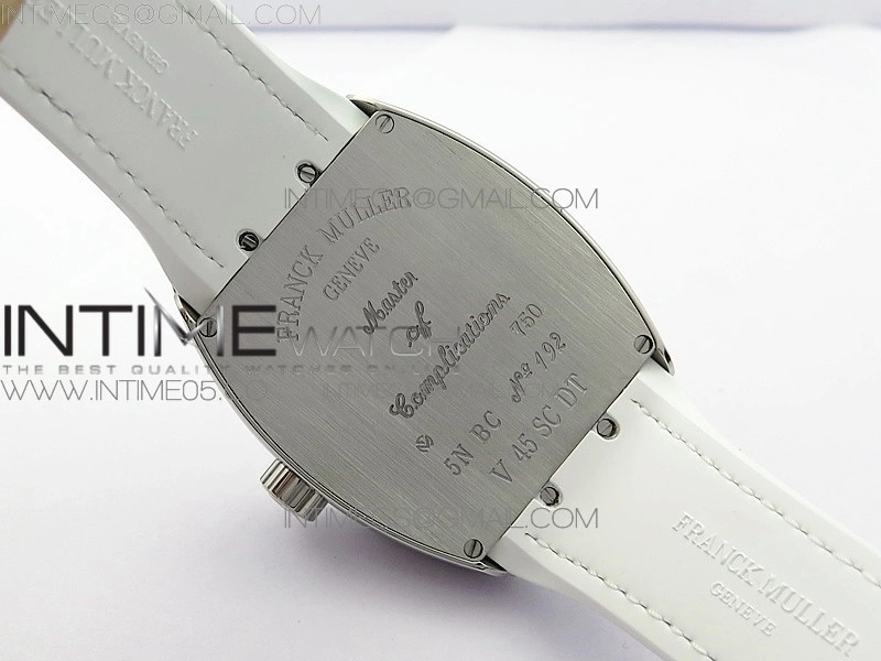 Vanguard V45 SS ZF Best Edition White Textured Dial on White Rubber Strap MIYOTA 9015