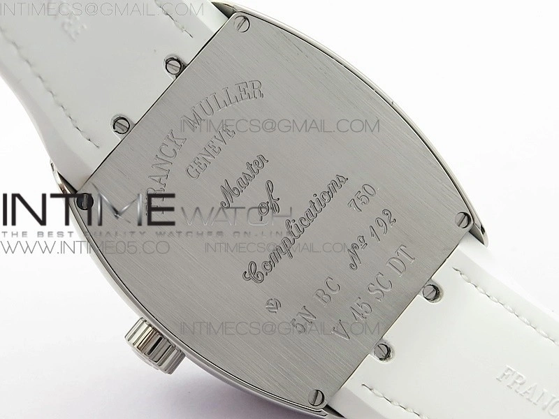 Vanguard V45 SS ZF Best Edition White Textured Dial on White Rubber Strap MIYOTA 9015