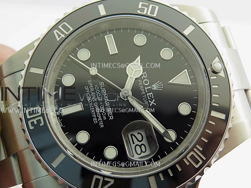 Submariner 126610 LN 904L SS QF 1:1 Best Edition Black Dial On Oyster Bracelet SH3235