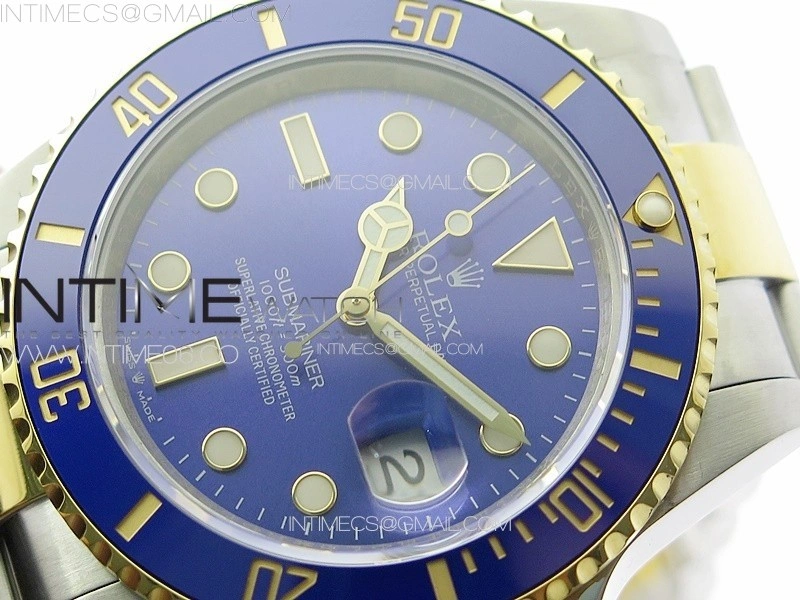 Submariner 41mm 126613 LB SS YG 3EF 1:1 Best Edition Blue Dial on SS YG Bracelet VR3235