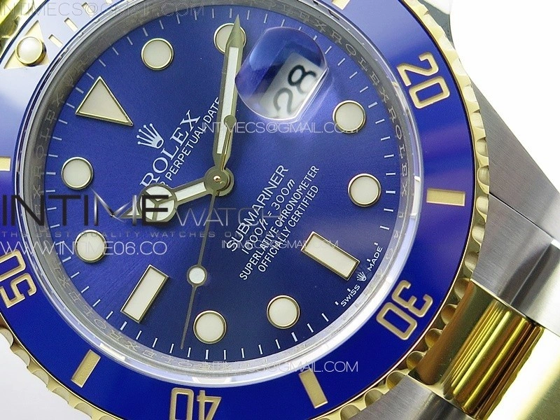 Submariner 41mm 126613 LB SS YG 3EF 1:1 Best Edition Blue Dial on SS YG Bracelet VR3235