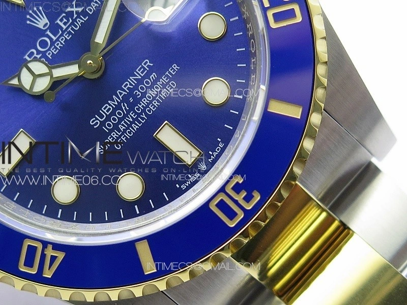 Submariner 41mm 126613 LB SS YG 3EF 1:1 Best Edition Blue Dial on SS YG Bracelet VR3235