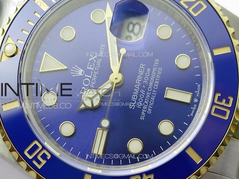 Submariner 41mm 126613 LB SS YG 3EF 1:1 Best Edition Blue Dial on SS YG Bracelet VR3235