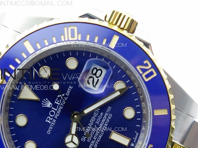 Submariner 41mm 126613 LB SS YG 3EF 1:1 Best Edition Blue Dial on SS YG Bracelet VR3235