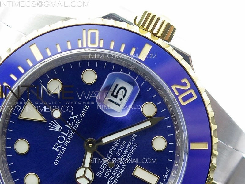 Submariner 41mm 126613 LB SS YG 3EF 1:1 Best Edition Blue Dial on SS YG Bracelet VR3235