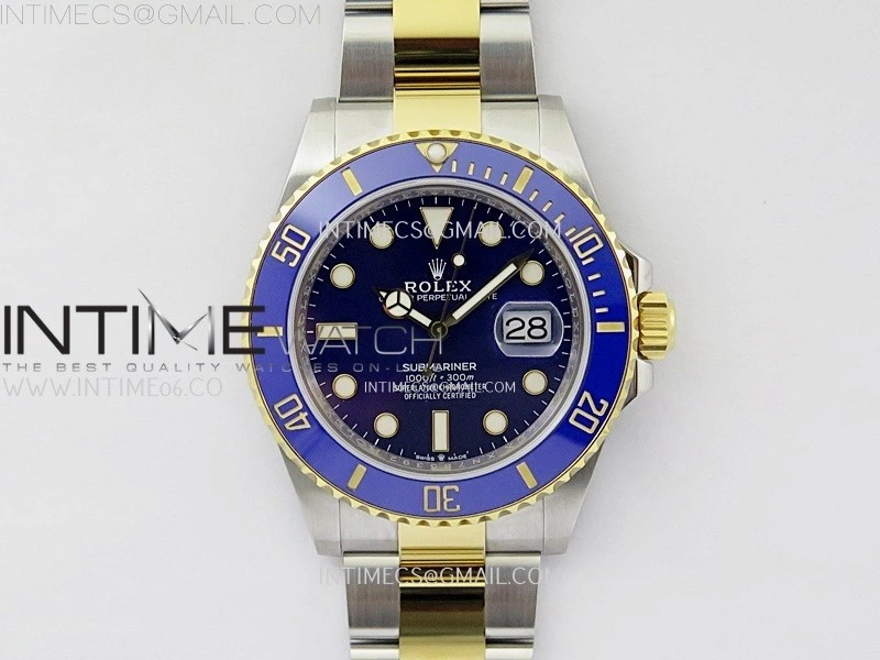 Submariner 41mm 126613 LB SS YG NTF 1:1 Best Edition Blue Dial on SS YG Bracelet VR3235