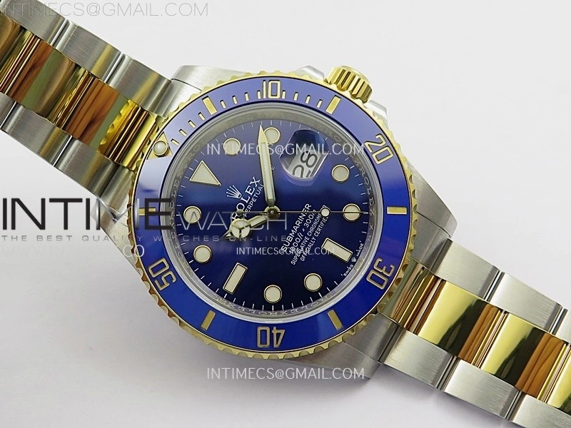 Submariner 41mm 126613 LB SS YG NTF 1:1 Best Edition Blue Dial on SS YG Bracelet VR3235