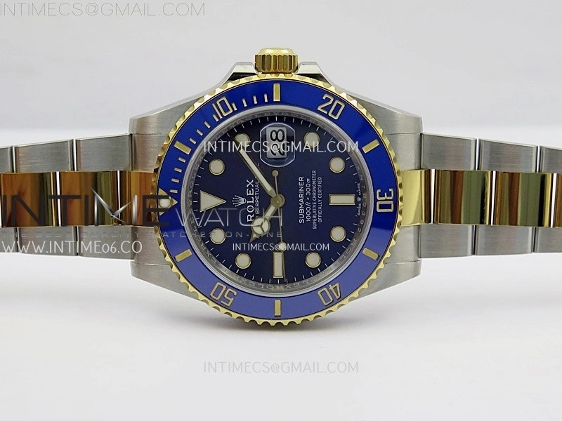 Submariner 41mm 126613 LB SS YG NTF 1:1 Best Edition Blue Dial on SS YG Bracelet VR3235