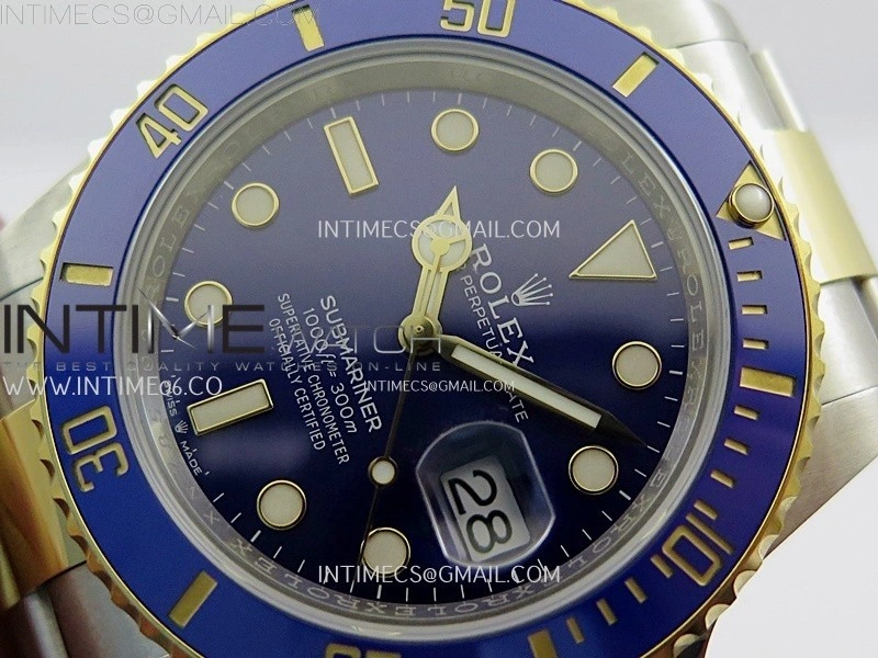 Submariner 41mm 126613 LB SS YG NTF 1:1 Best Edition Blue Dial on SS YG Bracelet VR3235
