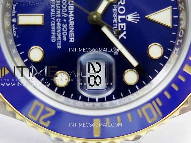 Submariner 41mm 126613 LB SS YG NTF 1:1 Best Edition Blue Dial on SS YG Bracelet VR3235