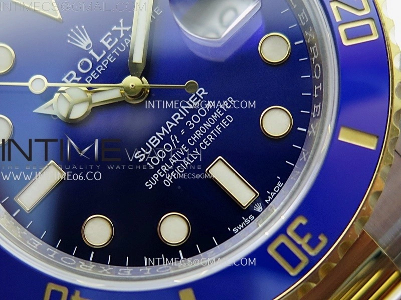 Submariner 41mm 126613 LB SS YG NTF 1:1 Best Edition Blue Dial on SS YG Bracelet VR3235